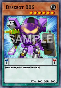 Deskbot 006, Yu-Gi-Oh! card, EARTH