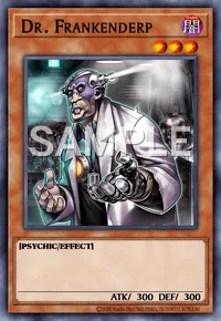 Dr. Frankenderp, Yu-Gi-Oh! card, DARK