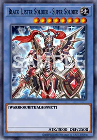Black Luster Soldier - Super Soldier, Yu-Gi-Oh! card, EARTH