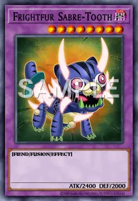 Frightfur Sabre-Tooth, Yu-Gi-Oh! card, DARK