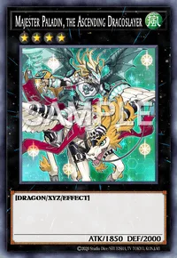 Majester Paladin, the Ascending Dracoslayer, Yu-Gi-Oh! card, WIND