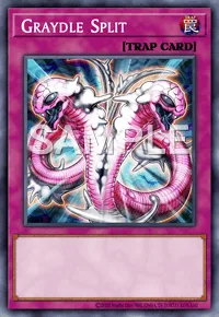 Graydle Split, Yu-Gi-Oh! card, TRAP