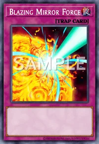 Blazing Mirror Force, Yu-Gi-Oh! card, TRAP