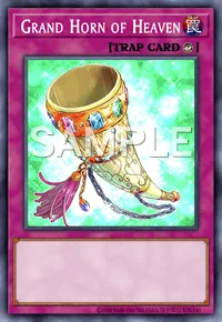 Grand Horn of Heaven, Yu-Gi-Oh! card, TRAP