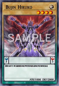 Bujin Hiruko, Yu-Gi-Oh! card, LIGHT