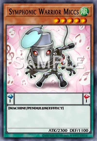 Symphonic Warrior Miccs, Yu-Gi-Oh! card, WIND