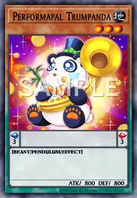 Performapal Trumpanda, Yu-Gi-Oh! card, EARTH