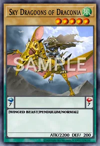 Sky Dragoons of Draconia, Yu-Gi-Oh! card, WIND