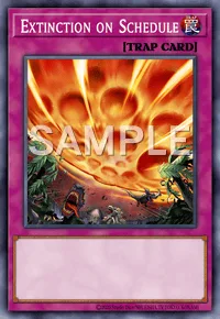Extinction on Schedule, Yu-Gi-Oh! card, TRAP