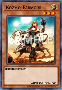 Kozmo Farmgirl, Yu-Gi-Oh! card, LIGHT