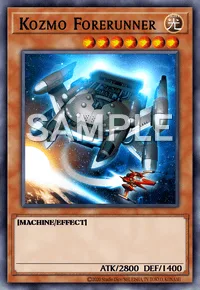 Kozmo Forerunner, Yu-Gi-Oh! card, LIGHT