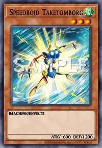 Speedroid Taketomborg, Yu-Gi-Oh! card, WIND