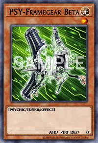 PSY-Framegear Beta, Yu-Gi-Oh! card, LIGHT