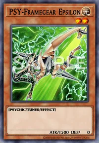PSY-Framegear Epsilon, Yu-Gi-Oh! card, LIGHT