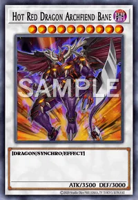 Hot Red Dragon Archfiend Bane, Yu-Gi-Oh! card, DARK