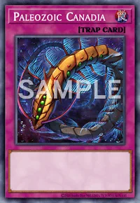 Paleozoic Canadia, Yu-Gi-Oh! card, TRAP