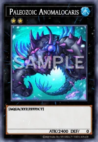 Paleozoic Anomalocaris, Yu-Gi-Oh! card, WATER