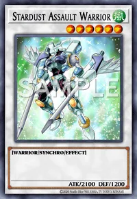 Stardust Assault Warrior, Yu-Gi-Oh! card, WIND