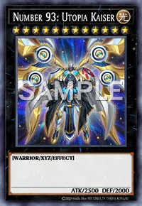 Number 93: Utopia Kaiser, Yu-Gi-Oh! card, LIGHT
