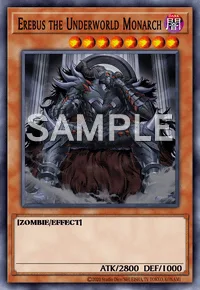 Erebus the Underworld Monarch, Yu-Gi-Oh! card, DARK