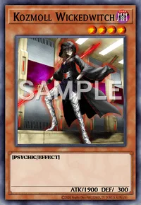 Kozmoll Wickedwitch, Yu-Gi-Oh! card, DARK