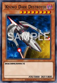 Kozmo Dark Destroyer, Yu-Gi-Oh! card, DARK