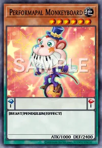 Performapal Monkeyboard, Yu-Gi-Oh! card, EARTH