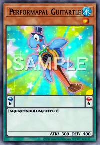 Performapal Guitartle, Yu-Gi-Oh! card, WATER
