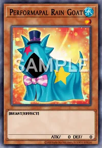 Performapal Rain Goat, Yu-Gi-Oh! card, WATER