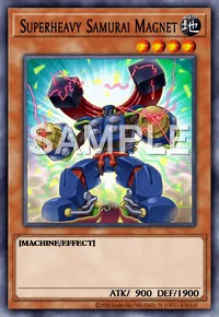 Superheavy Samurai Magnet, Yu-Gi-Oh! card, EARTH
