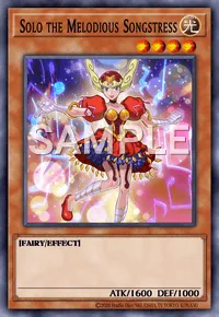 Solo the Melodious Songstress, Yu-Gi-Oh! card, LIGHT