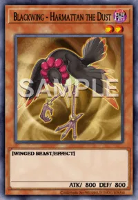 Blackwing - Harmattan the Dust, Yu-Gi-Oh! card, DARK