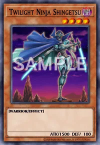 Twilight Ninja Shingetsu, Yu-Gi-Oh! card, DARK