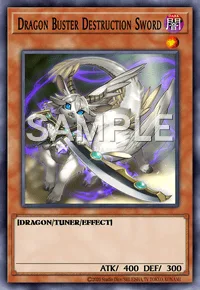 Dragon Buster Destruction Sword, Yu-Gi-Oh! card, DARK