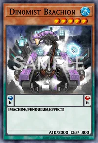 Dinomist Brachion, Yu-Gi-Oh! card, WATER