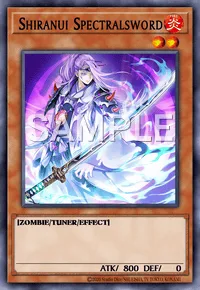 Shiranui Spectralsword, Yu-Gi-Oh! card, FIRE