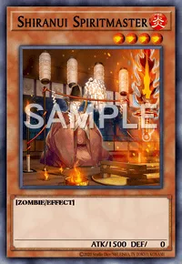 Shiranui Spiritmaster, Yu-Gi-Oh! card, FIRE