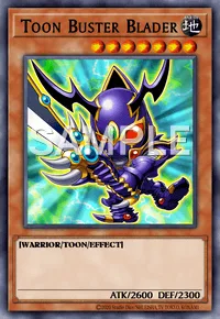 Toon Buster Blader, Yu-Gi-Oh! card, EARTH