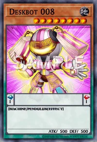 Deskbot 008, Yu-Gi-Oh! card, EARTH