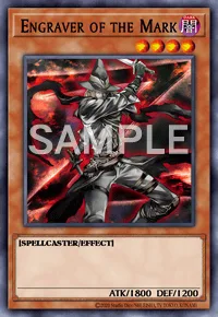 Engraver of the Mark, Yu-Gi-Oh! card, DARK