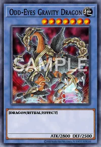 Odd-Eyes Gravity Dragon, Yu-Gi-Oh! card, EARTH