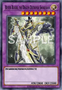 Buster Blader, the Dragon Destroyer Swordsman, Yu-Gi-Oh! card, LIGHT