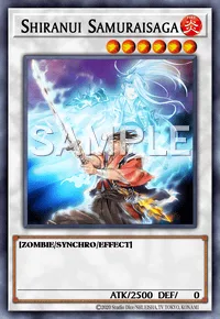 Shiranui Samuraisaga, Yu-Gi-Oh! card, FIRE