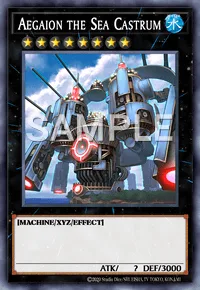 Aegaion the Sea Castrum, Yu-Gi-Oh! card, WATER