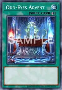Odd-Eyes Advent, Yu-Gi-Oh! card, SPELL