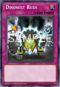 Dinomist Rush, Yu-Gi-Oh! card, TRAP