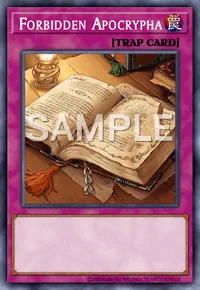 Forbidden Apocrypha, Yu-Gi-Oh! card, TRAP