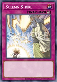 Solemn Strike, Yu-Gi-Oh! card, TRAP
