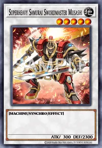 Superheavy Samurai Swordmaster Musashi, Yu-Gi-Oh! card, EARTH