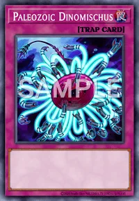Paleozoic Dinomischus, Yu-Gi-Oh! card, TRAP